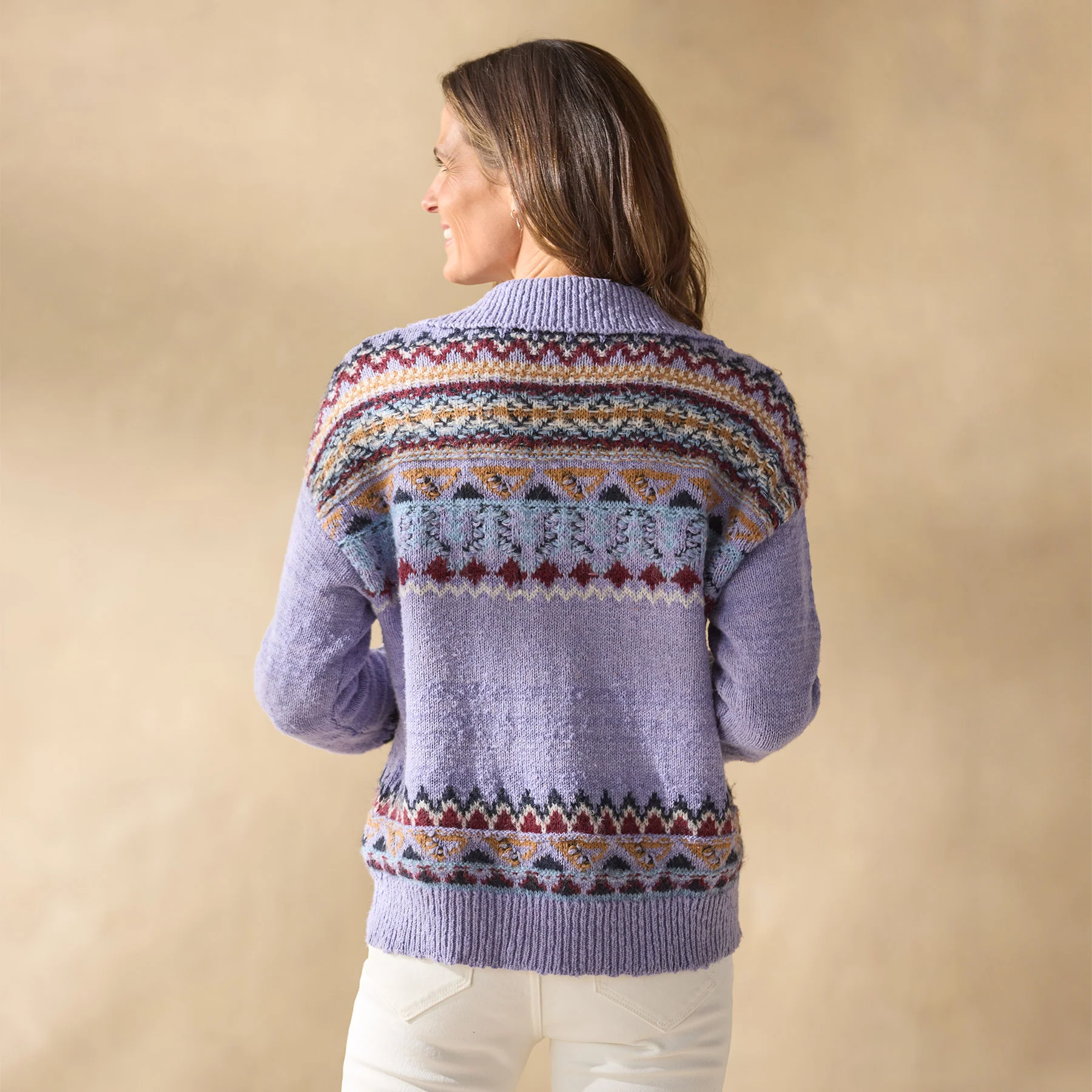 Calder Fair Isle Sweater, Petite