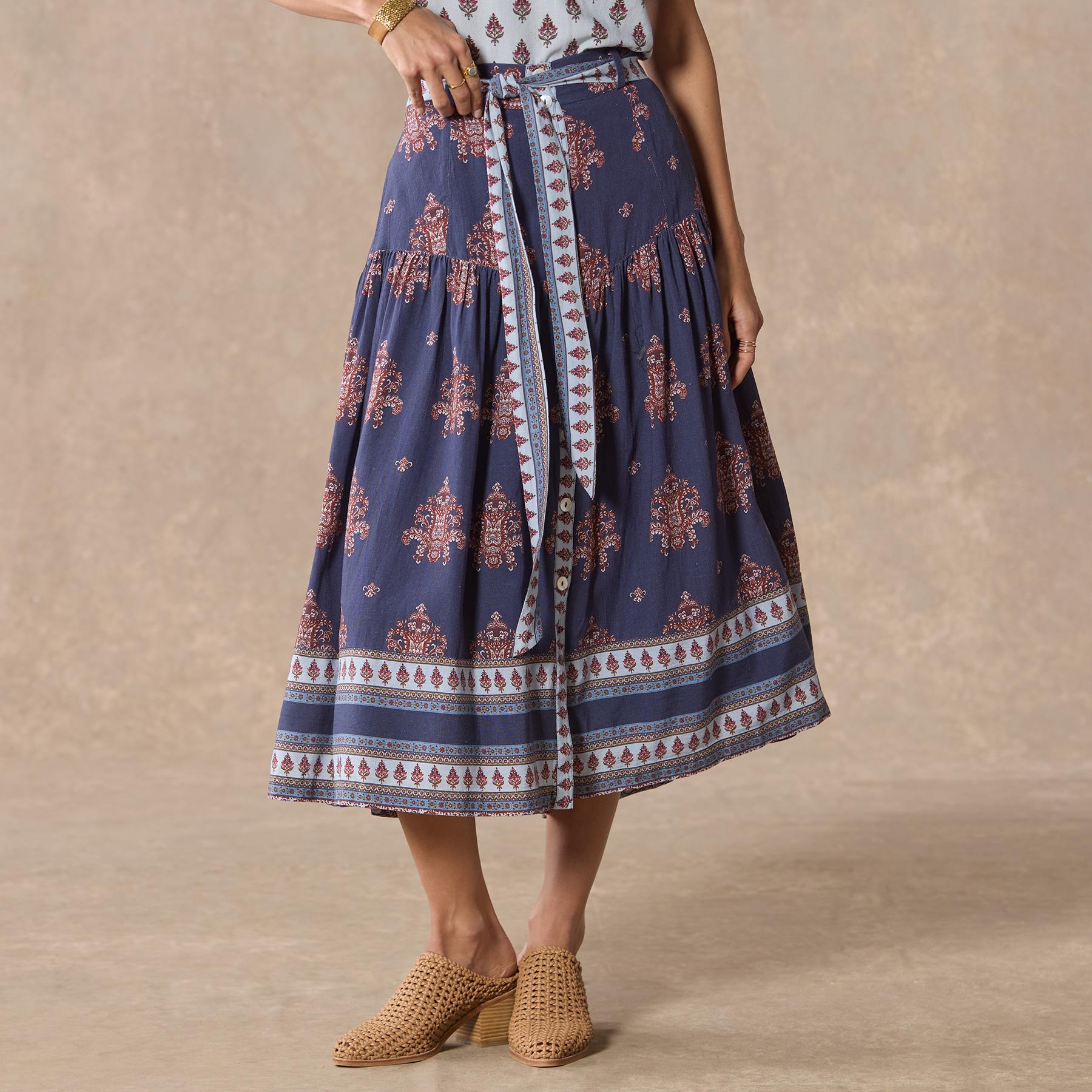 Folklore Ruffle Skirt
