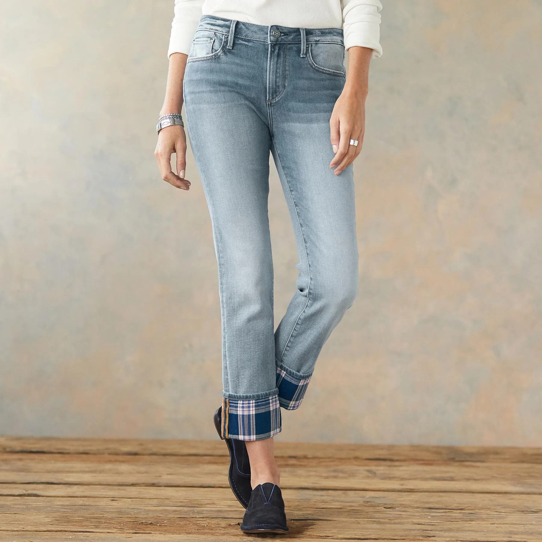 Colette Tartan Jeans
