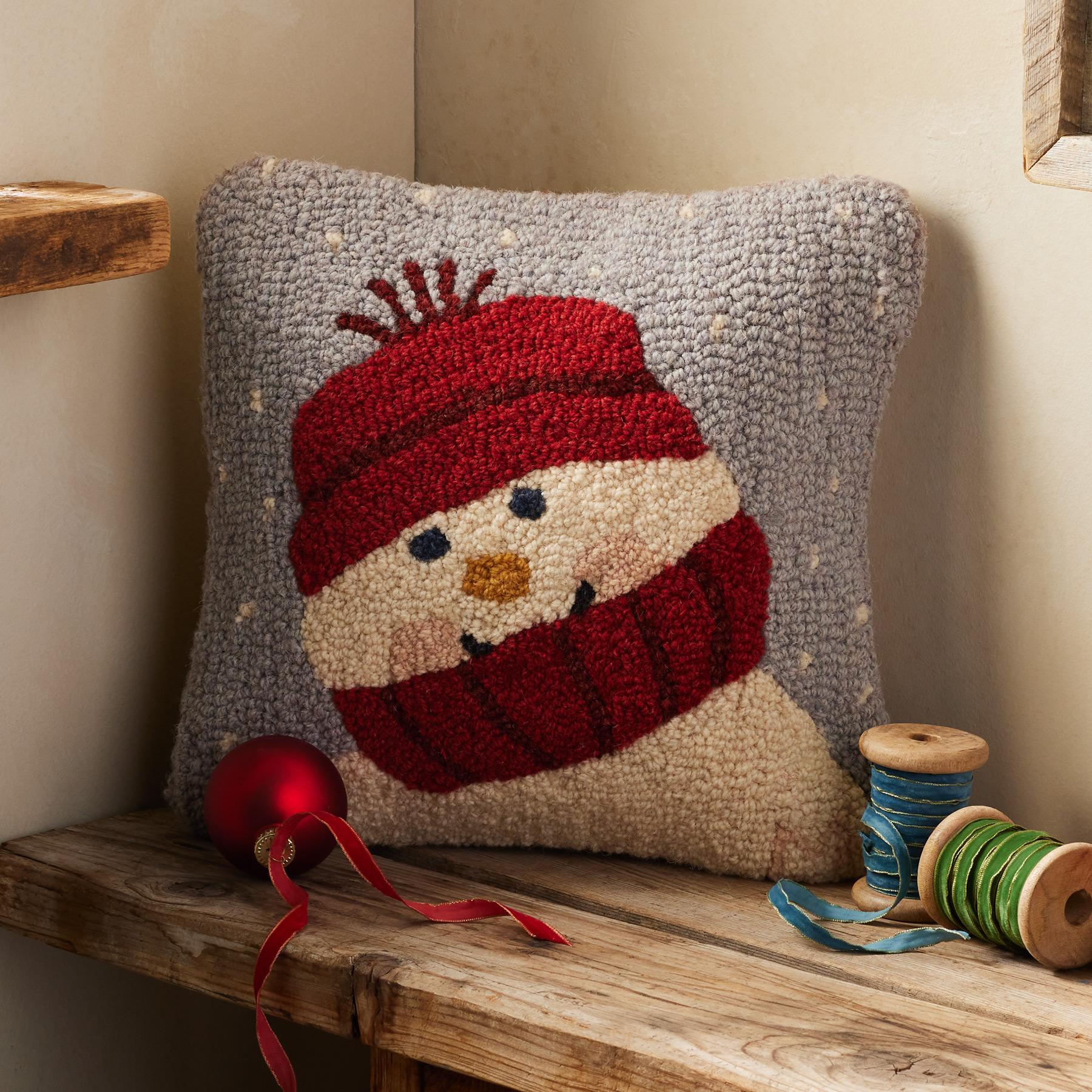 Frosty Greetings Pillow
