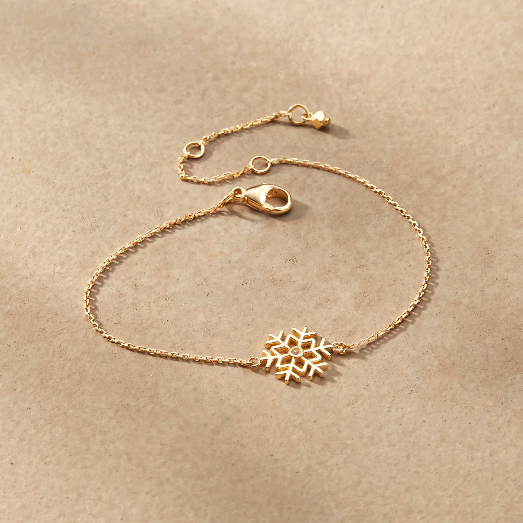 Gold Snowfall Bracelet