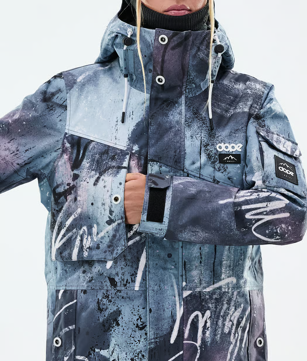 Adept W Snowboard Jacket Women Punk Blue