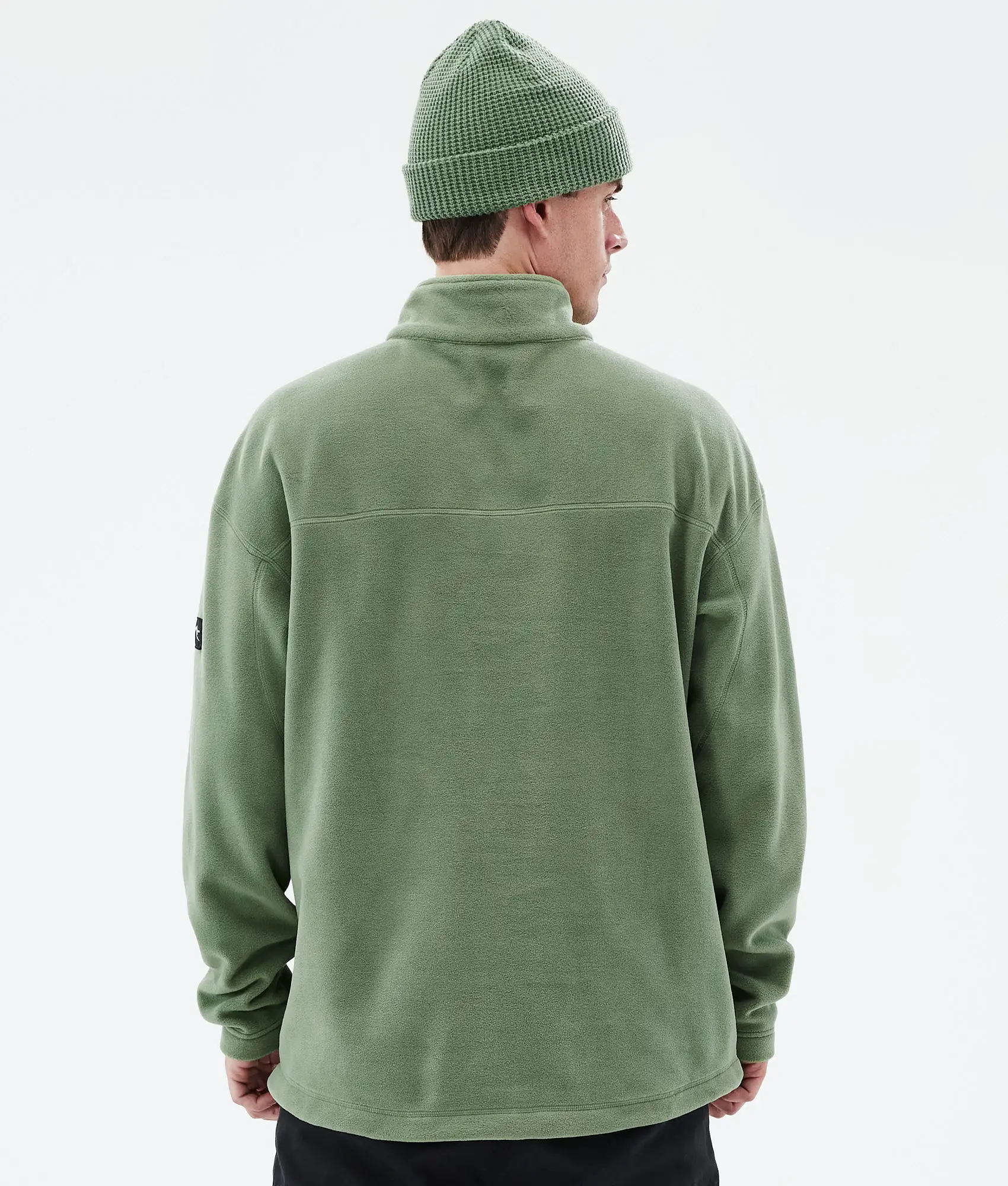 Comfy Fleece Sweater Men Moss Green