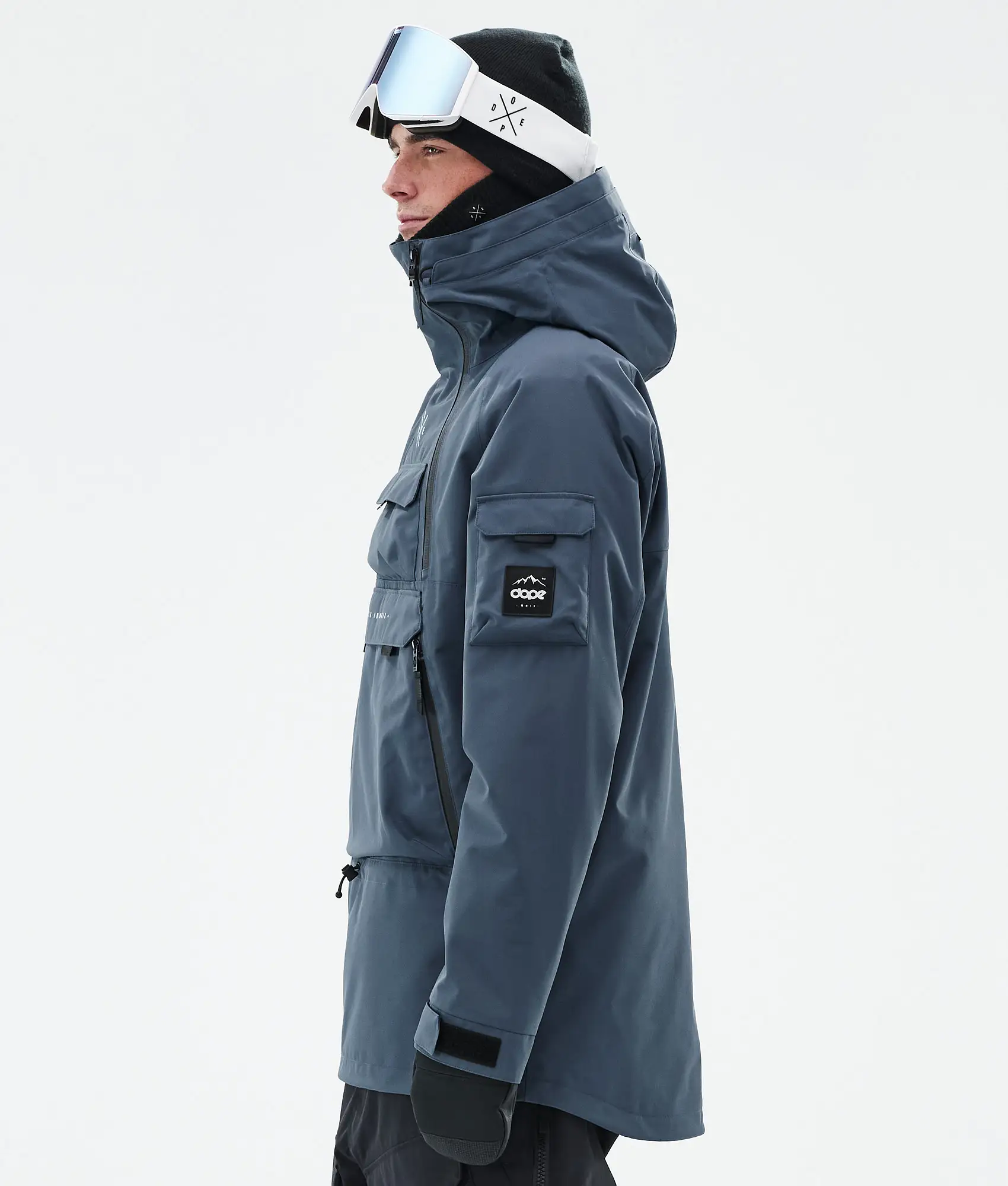 Akin Snowboard Jacket Men Metal Blue