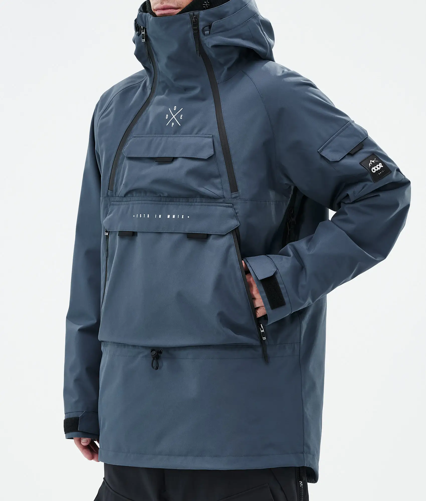 Akin Snowboard Jacket Men Metal Blue