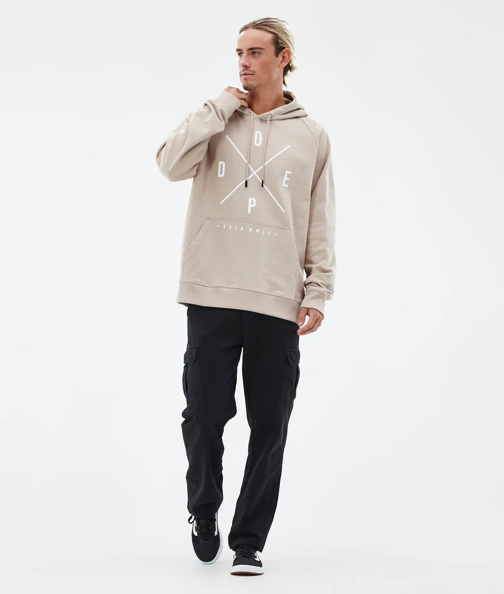 Common Hoodie Men 2X-Up Sand