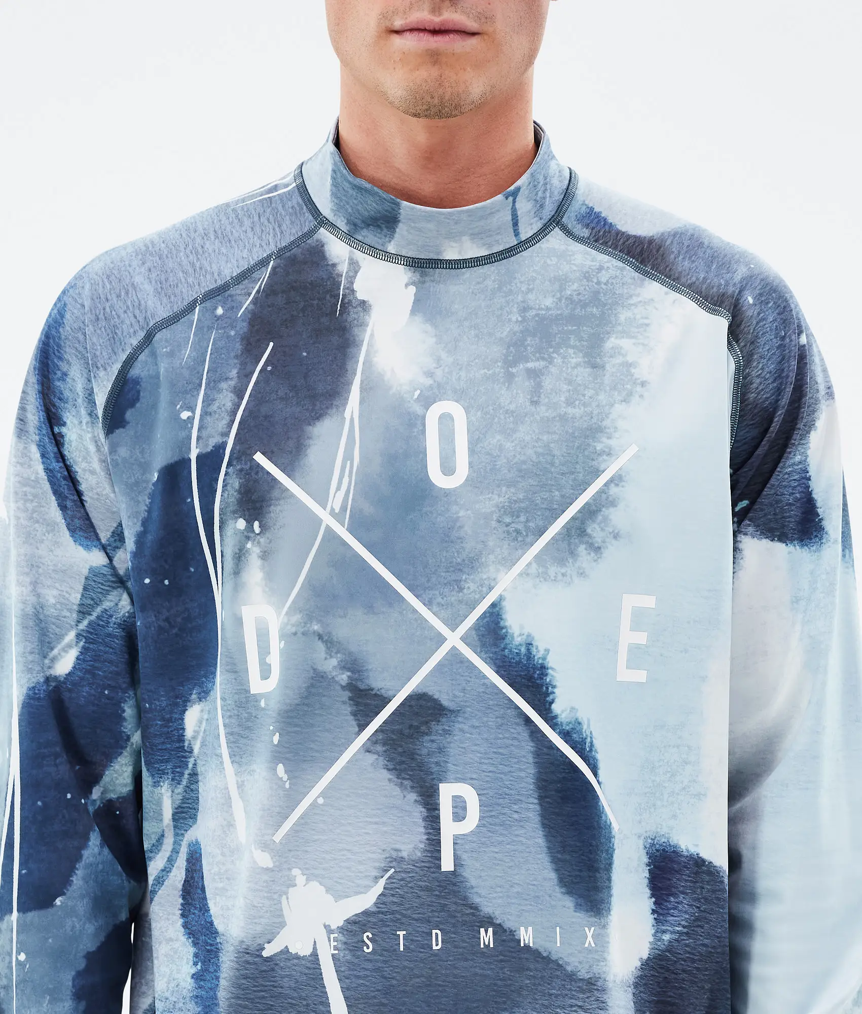 Snuggle Base Layer Top Men 2X-Up Nightmare Blue