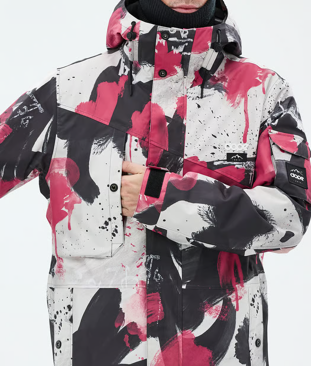 Adept Snowboard Jacket Men Doodle