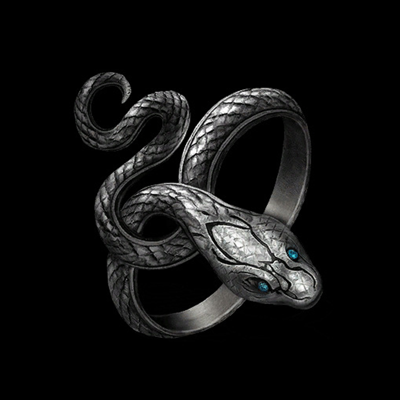 Celtic Mythology Snake Element Vintage Ring