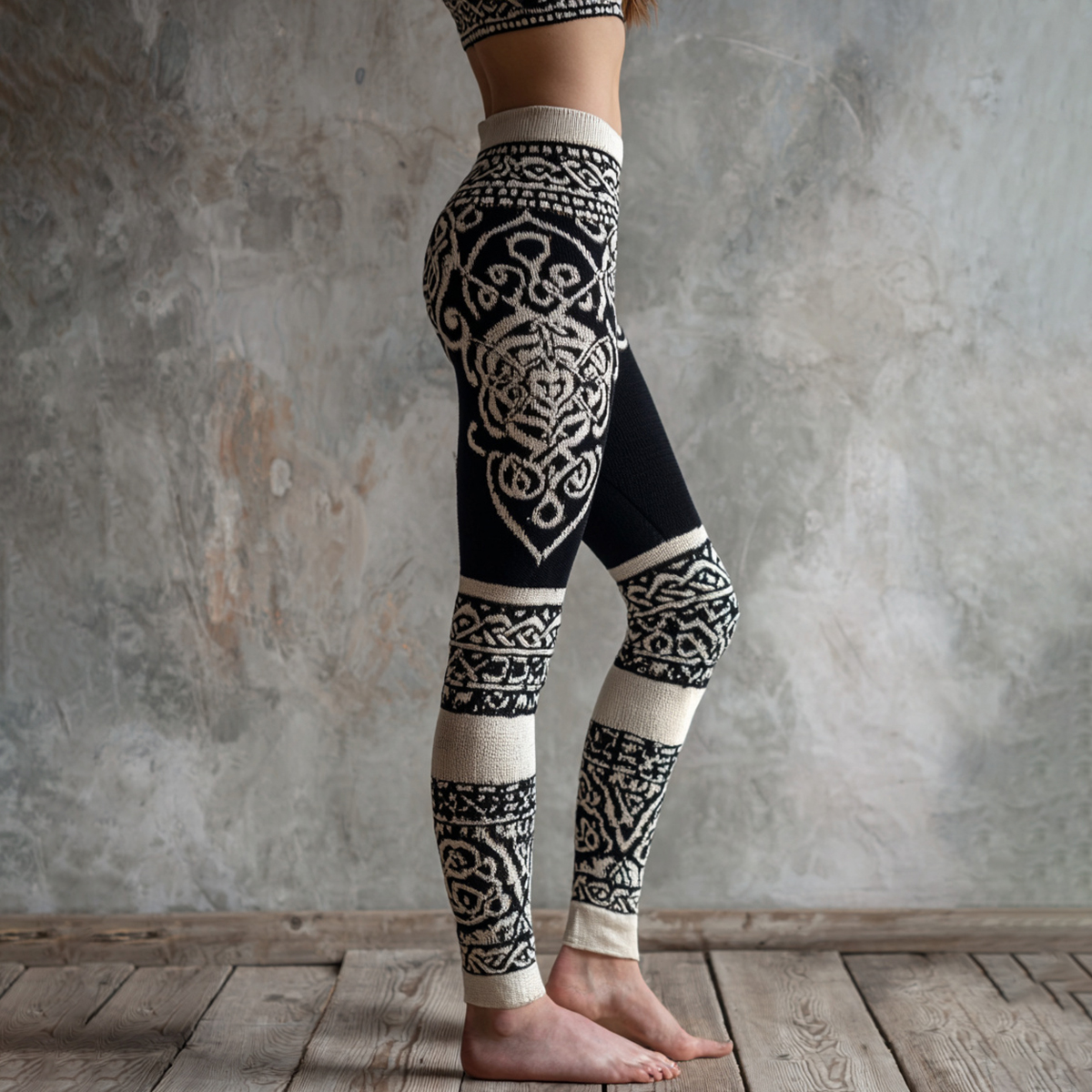 Women's Vintage Viking Celtic Knot Print Leggings