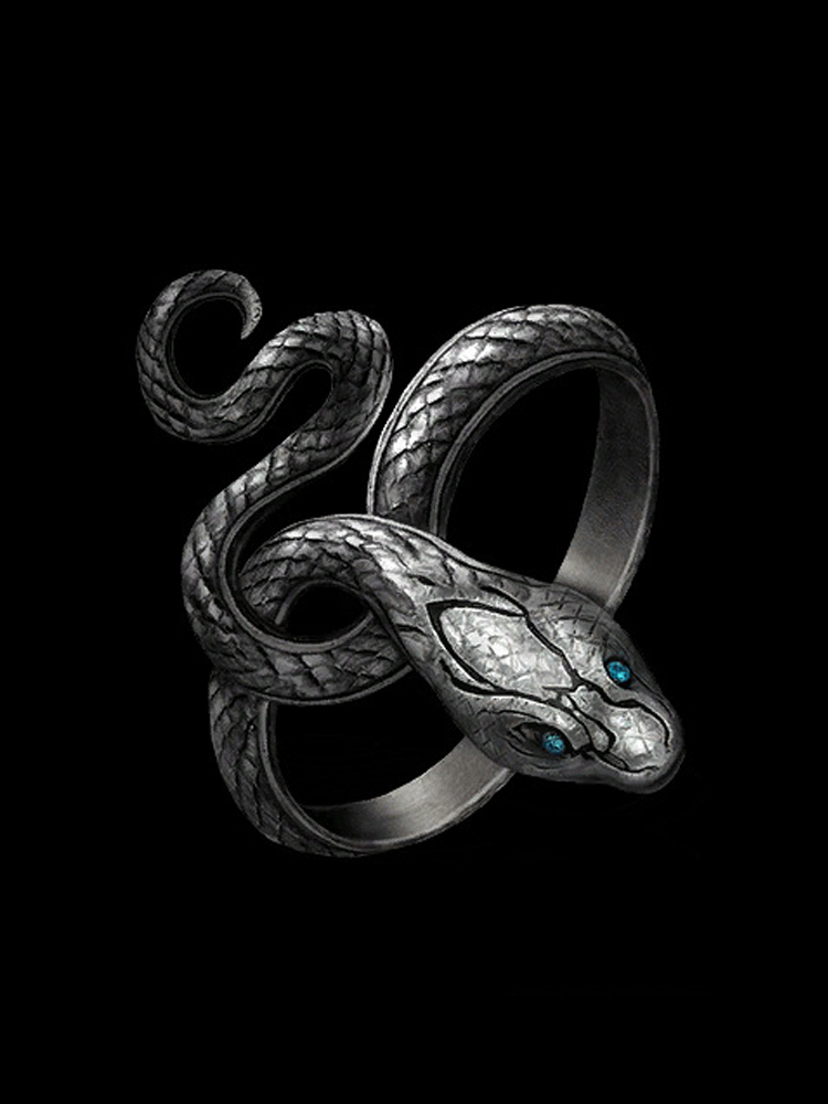 Celtic Mythology Snake Element Vintage Ring