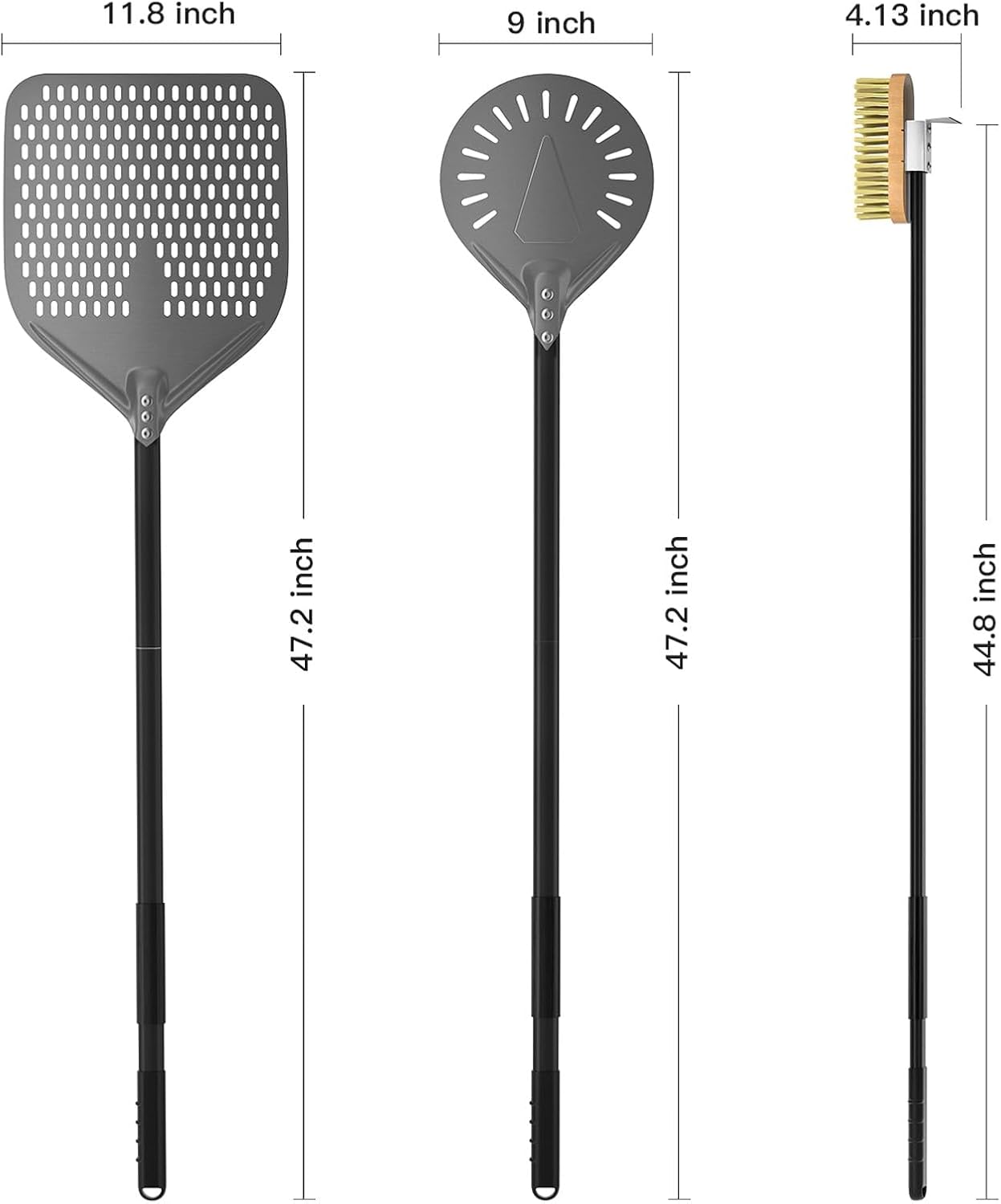 G.a HOMEFAVOR 3-Piece Pizza Oven Accessories, 12