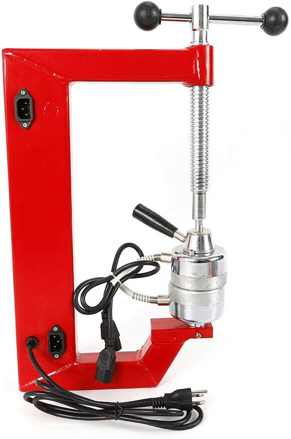 Auto Tire Vulcanizer Tyre Vulcanizing Machine Tyre Heating Repair Machine with 6 Moulds 140-165℃ Garage Equipment DIY Tire Spreader Repair Tool Kit 110V for Car Truck