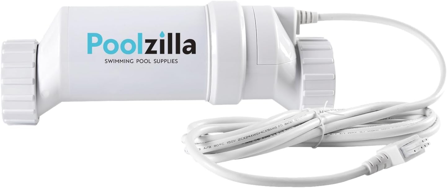 Poolzilla Replacement Salt Cell for In-Ground Swimming Pools up to 40,000 Gallons - Compatible with Hayward T15 / Hayward Aquarite Salt Cell System - 2 Year Warranty