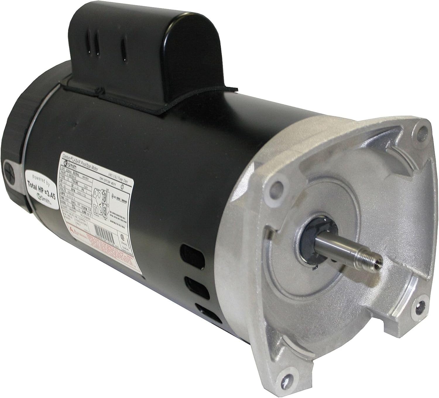 A.O. Smith B2844 3HP 230V Single-Speed Square Flange Pool Motor