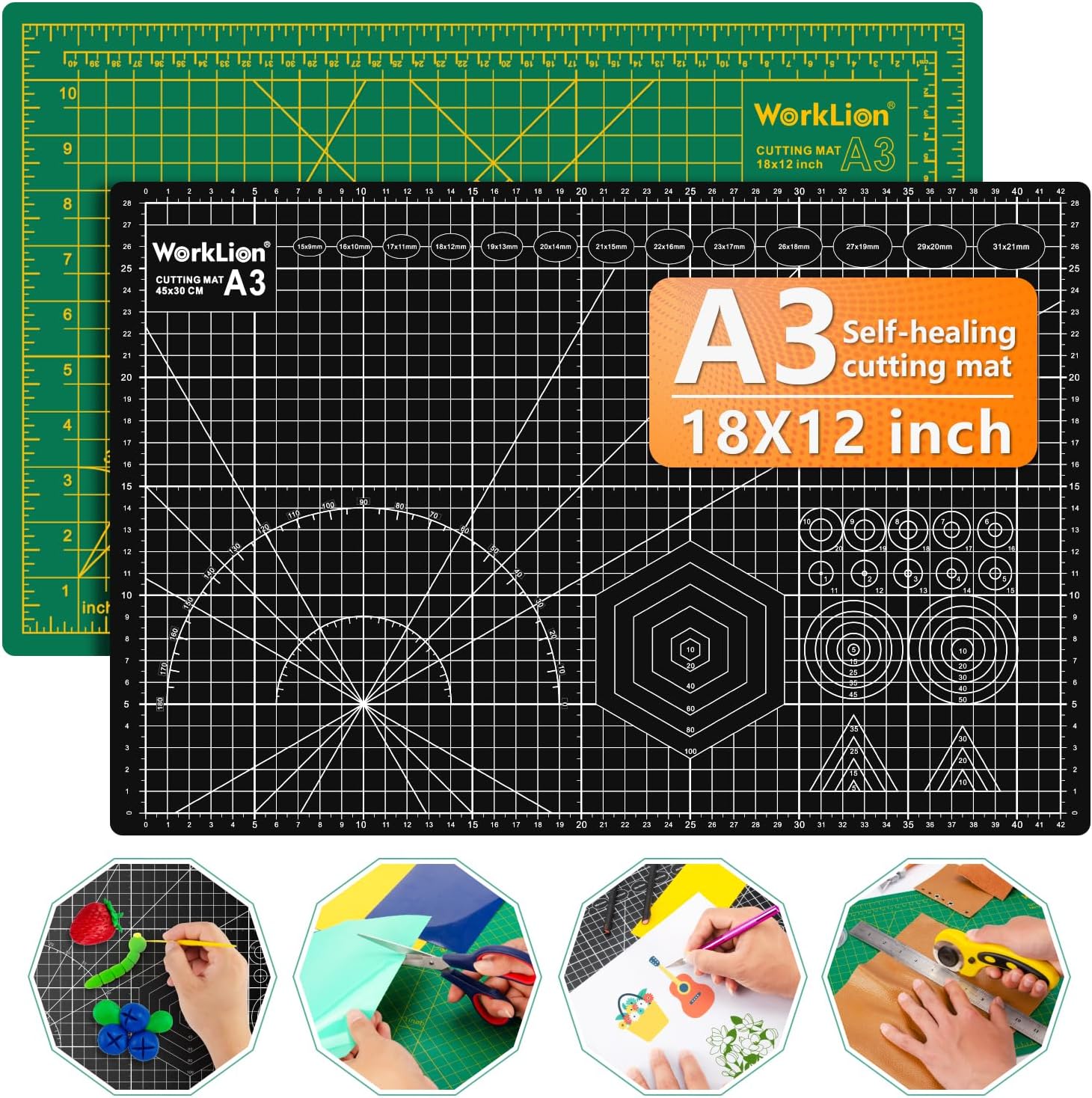 worklion self healing cutting mat 36