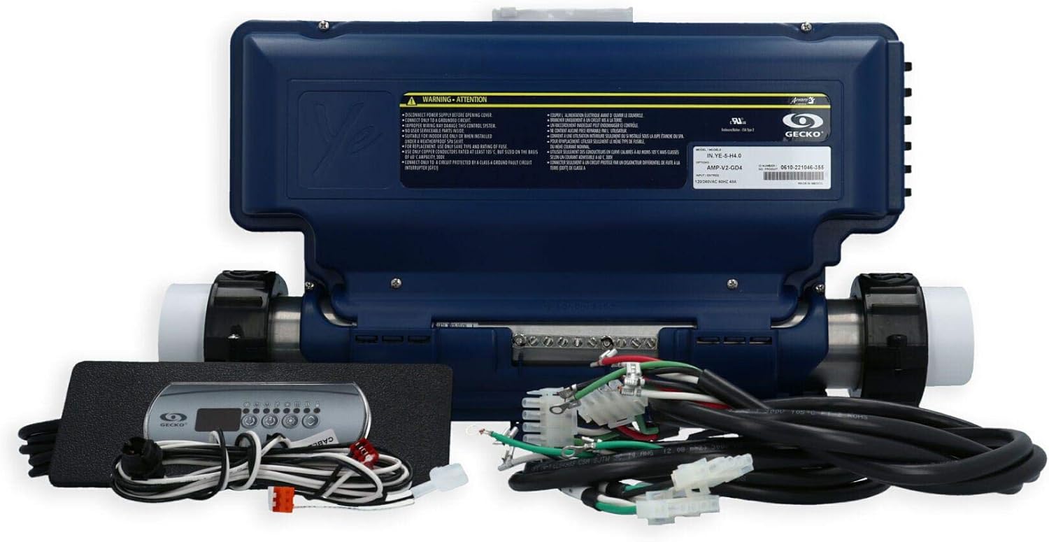 Gecko in.ye Electronic Control System 115/230V, 1.0/4.0kW, Pump1, Blower or Pump2, 0610-300004