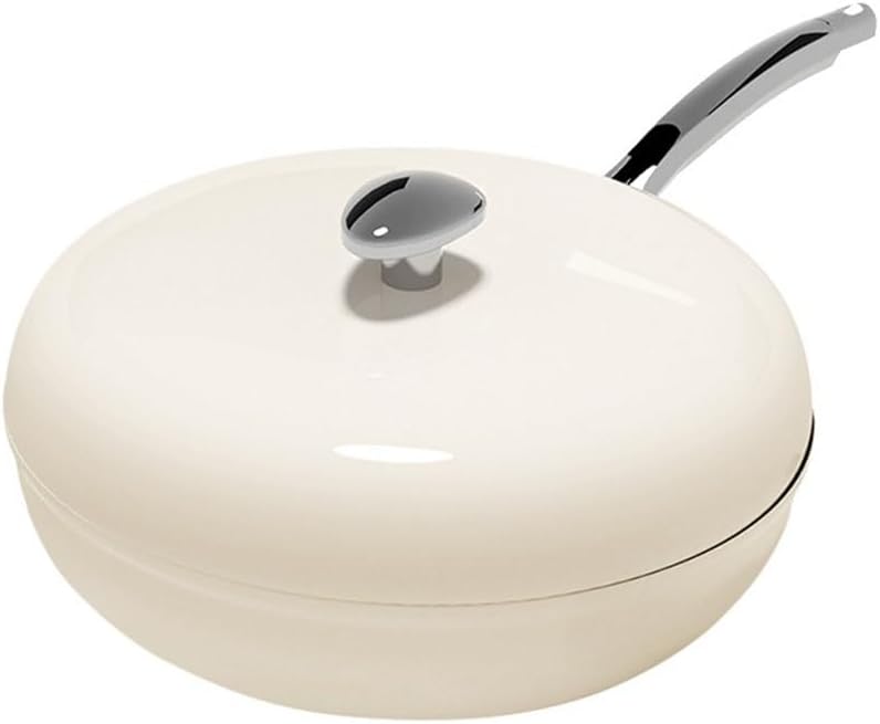 Pebble Wok Wheat Stone Non-stick Frying Pan Milk