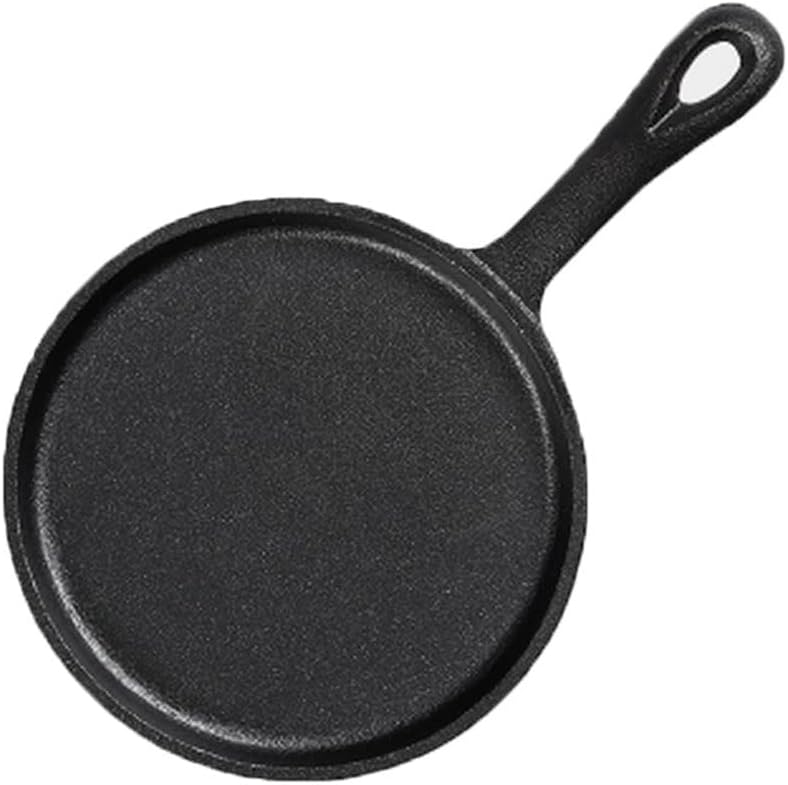 Saucepan Cookware 13Cm/16Cm/ 20Cm Frying Pan Iron Cast Thickened Omelette Steak Minute Cooker Skillet Frying Pan Pot-One Color-Large