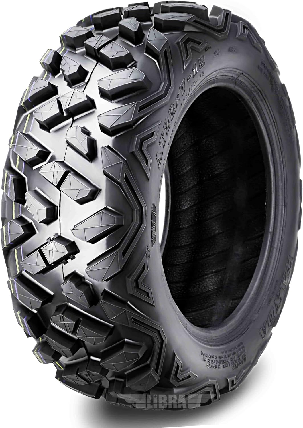 WANDA Set 2 ATV tires 22x7-12 22x7x12 6PR Bighorn Style