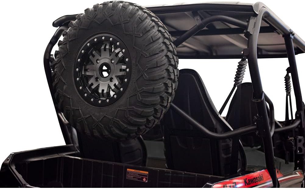 Tusk UTV Spare Tire Carrier Compatible with Kawasaki Teryx4 800 2014-2025/Teryx 800 S LE 2021-2025