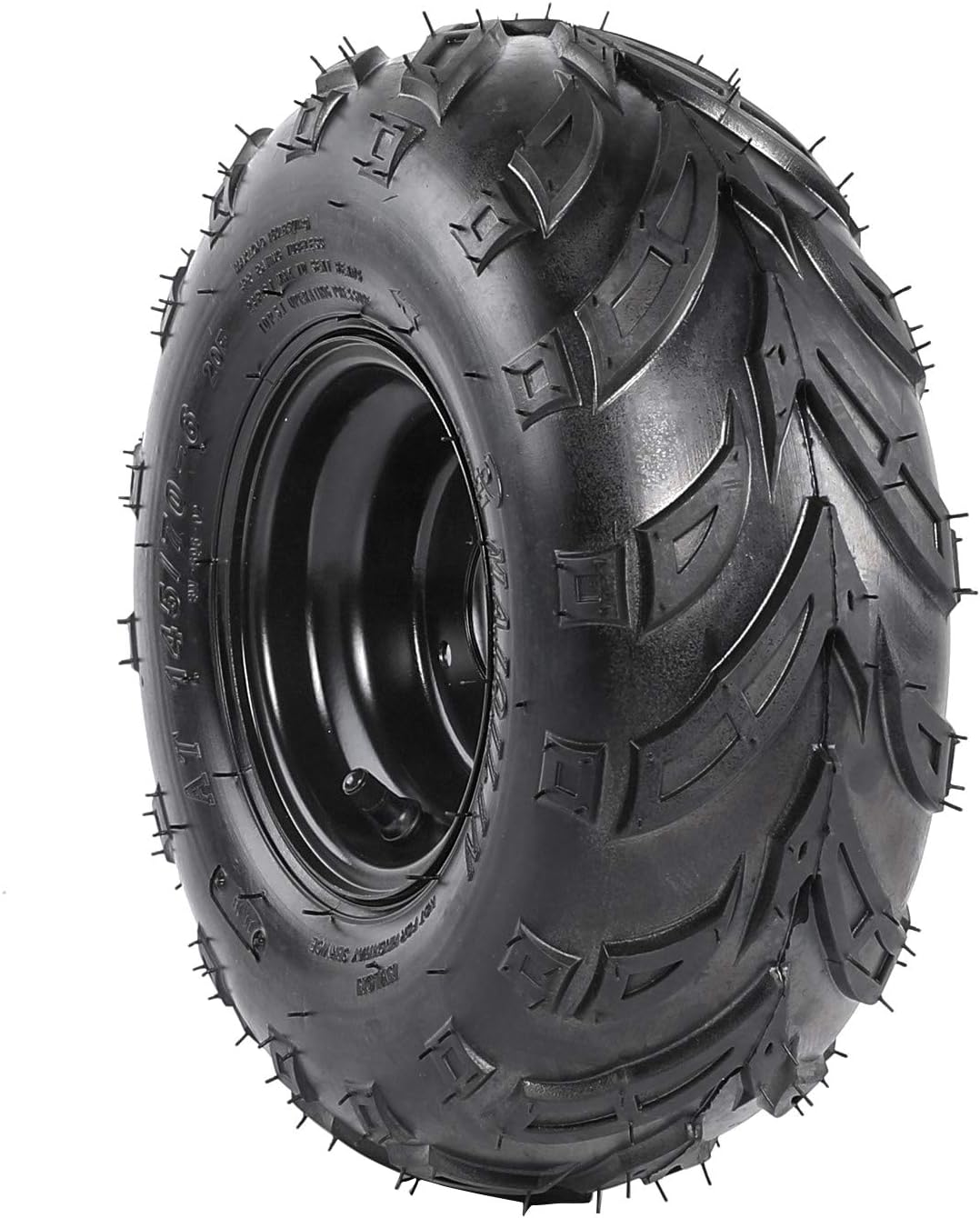 145/70-6 Tires Wheels with Rim ATV Go-Kart Mini Bike ATV Lawn Tires