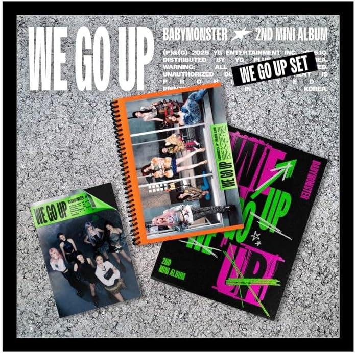 BABYMONSTER WE GO UP 2nd Mini Album (3 ver. SET)