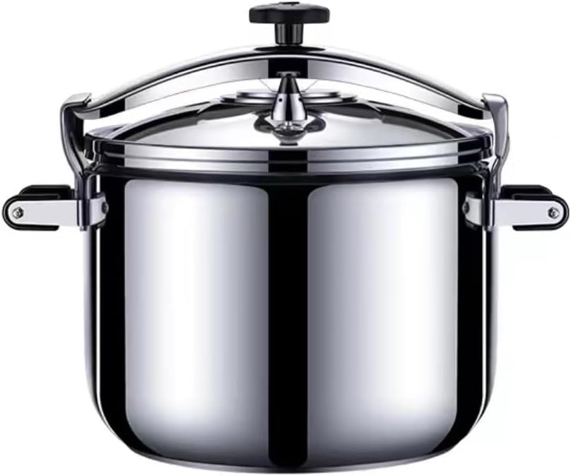 Pressure CookerLarge Capacity 304 Stainless Steel Restaurant Home Kitchen Commercial Explosion-proof Pressure Cooker Natural Gas/Induction Cooker/Electric Ceramic Stove Universal(30L)