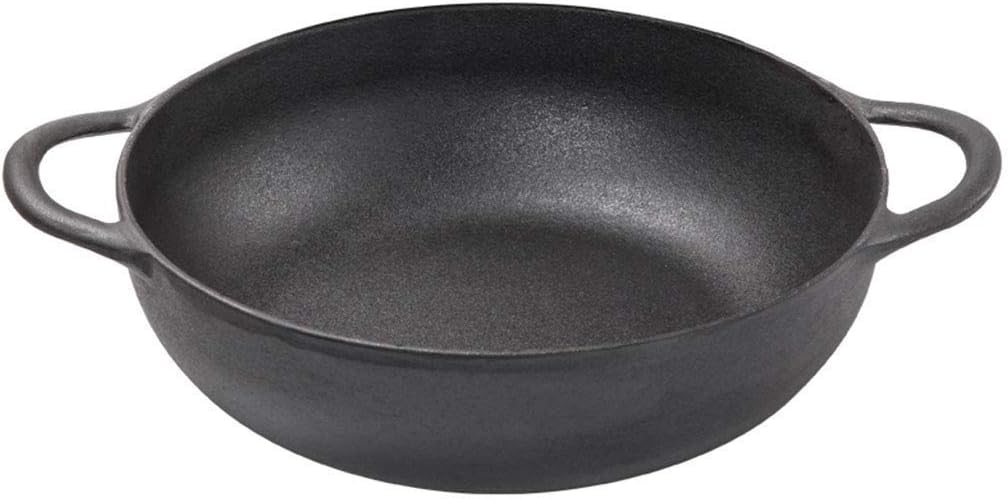 Casserole Frying Cast Iron Non Stick Frying with 2 Handles Thick Lid Gas Induction Cooker Universal Induction Pot 10.2Inch Frying