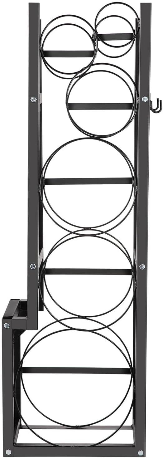 Refrigerant Cylinder Rack 15 x 12 x 48 Inch – 1x50 Lb + 2x30 Lb Tanks – Vertical Floor Stand for HVAC r22 r410a r134a Recovery/Disposable Cylinders, Heavy Duty Space-Saving Holder