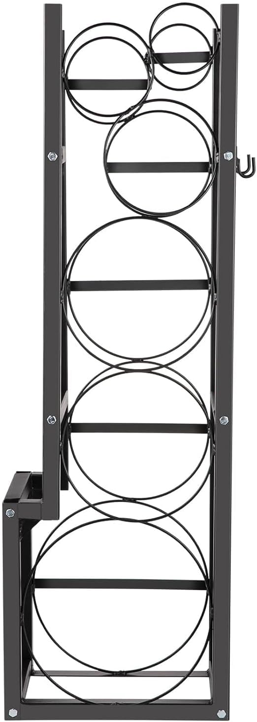 Tank Rack for Refrigerant Cylinders | Holds 1 x 50 lbs and 2 x 30 lbs | Ideal for Freon, Oxygen, and Nitrogen Storage | 15