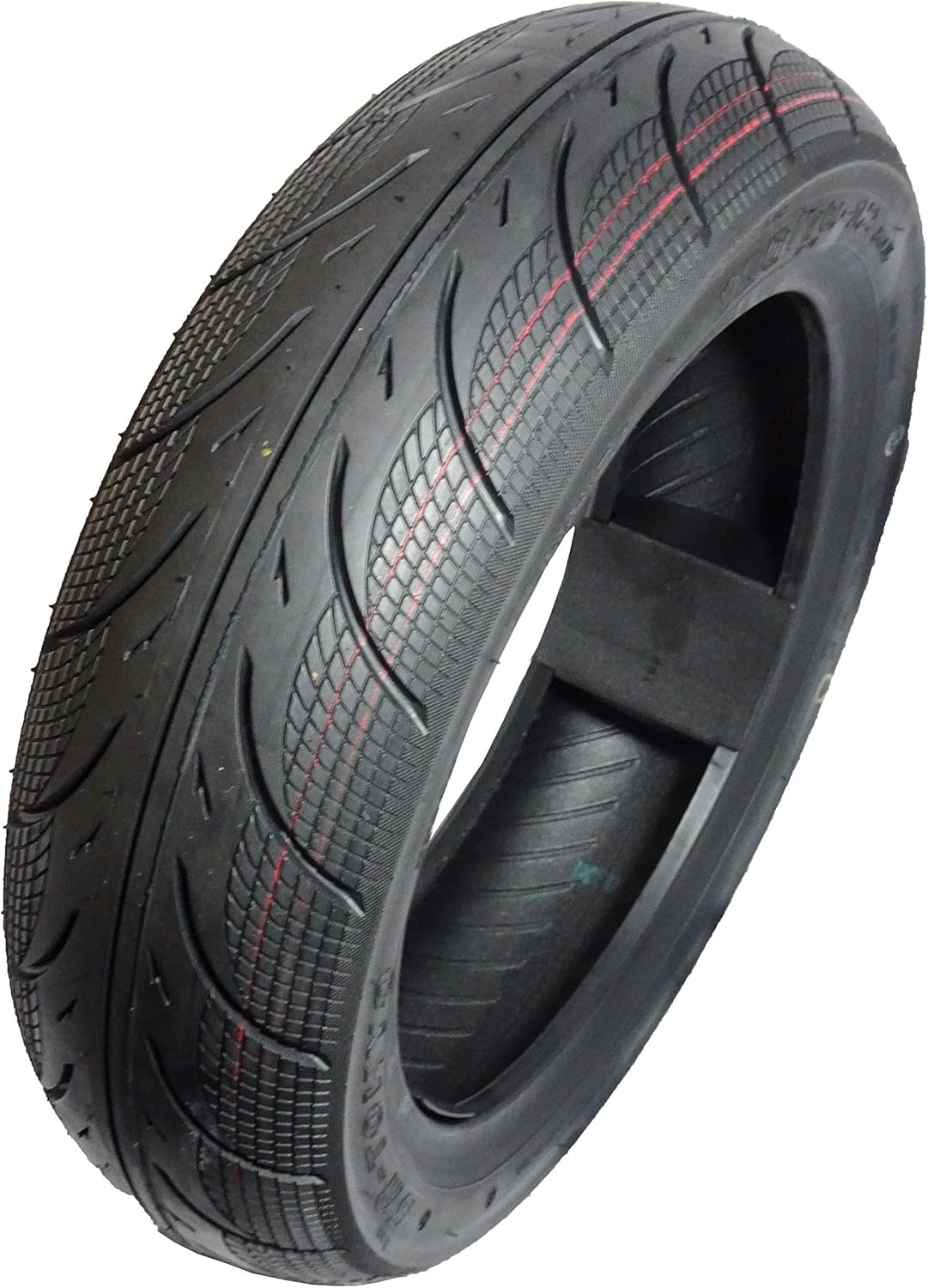 5A01 Set of 2 Scooter Tubeless Tires 90/90-10, 50J, Front/Rear Motorcycle/Moped 10