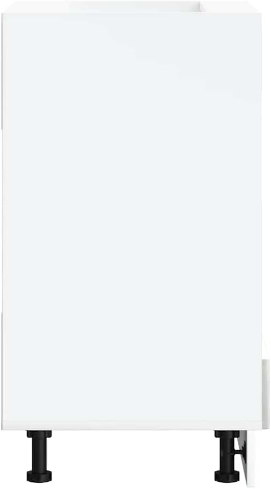 vidaXL Oven Cabinet Concrete Gray Engineered Wood Compact