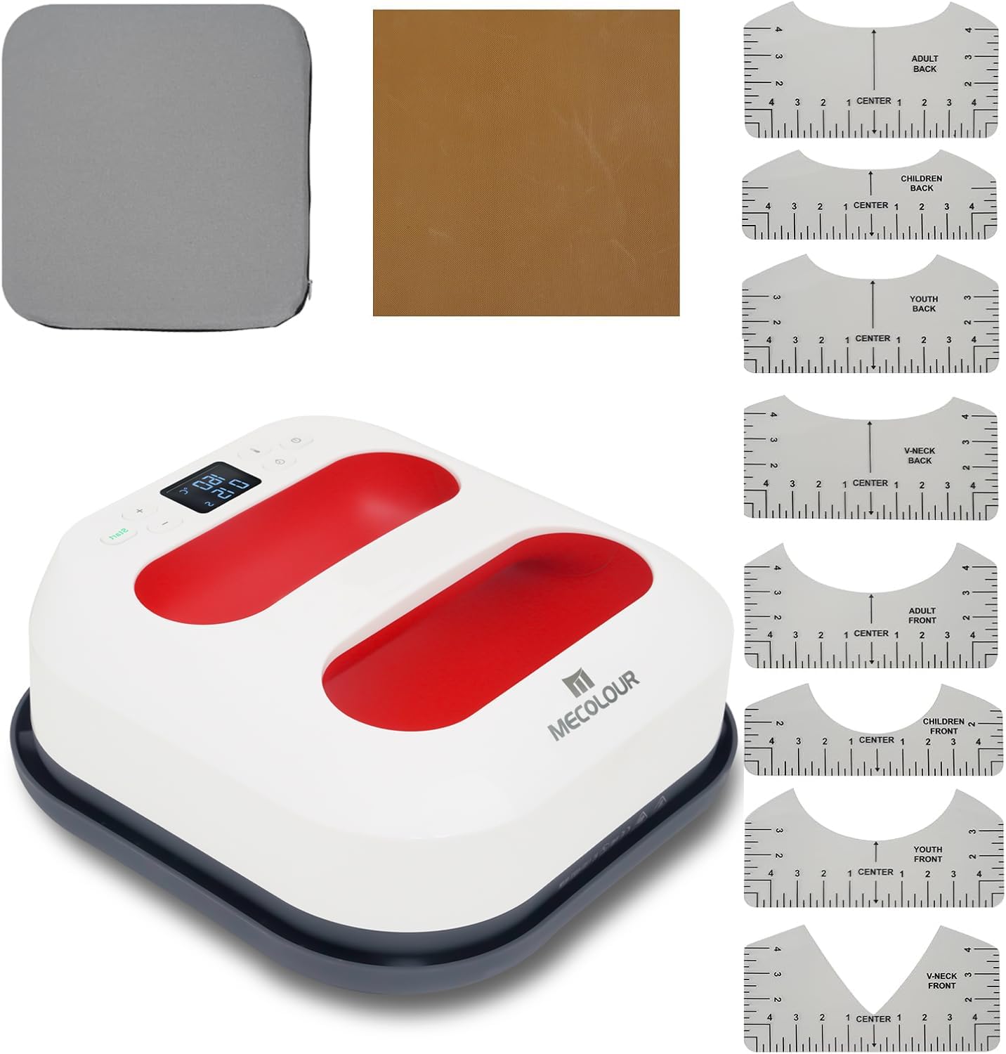 MECOLOUR Heat Press Machine for T Shirts, Portable Heat Press 9