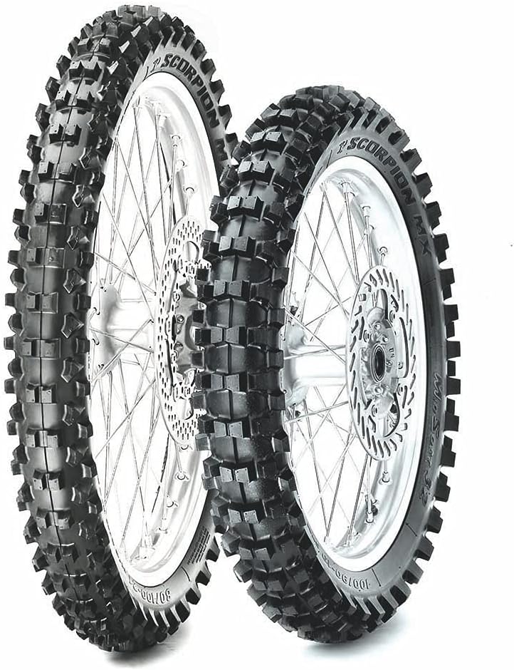 Pirelli 871-7058 Tire Mx32 Mid Soft Rear 120/90-19 66M Bias Tt