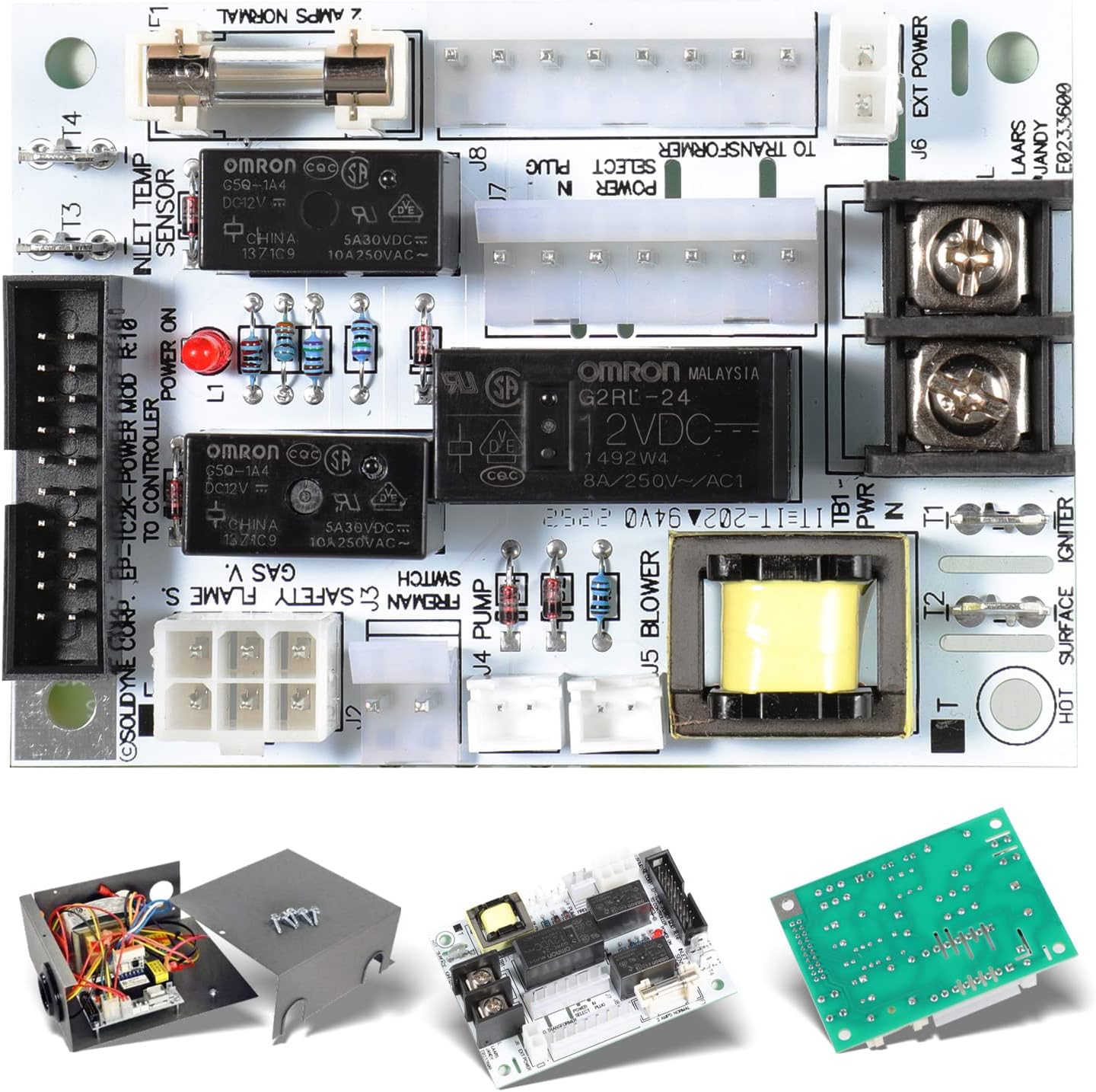 R0366800 Power Control Circuit Board Replace for Jandy Lite2LJ Pool and Spa Heater 125, 175, 250, 325, 400, TC2000 Power Module