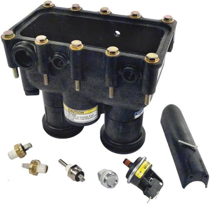 Pentair 77707-0205 Manifold Body with Safeties Replacement Sta-Rite MiniMax Pool and Spa Heater