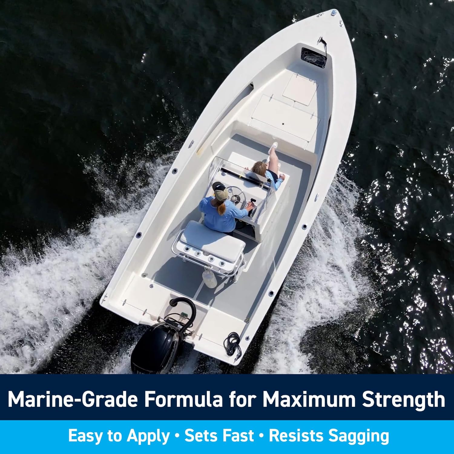 TotalBoat Polyester Structural Repair Putty - Marine Grade Long Strand Fiber Fiberglass Reinforced Filler for Boat and Automotive Repair