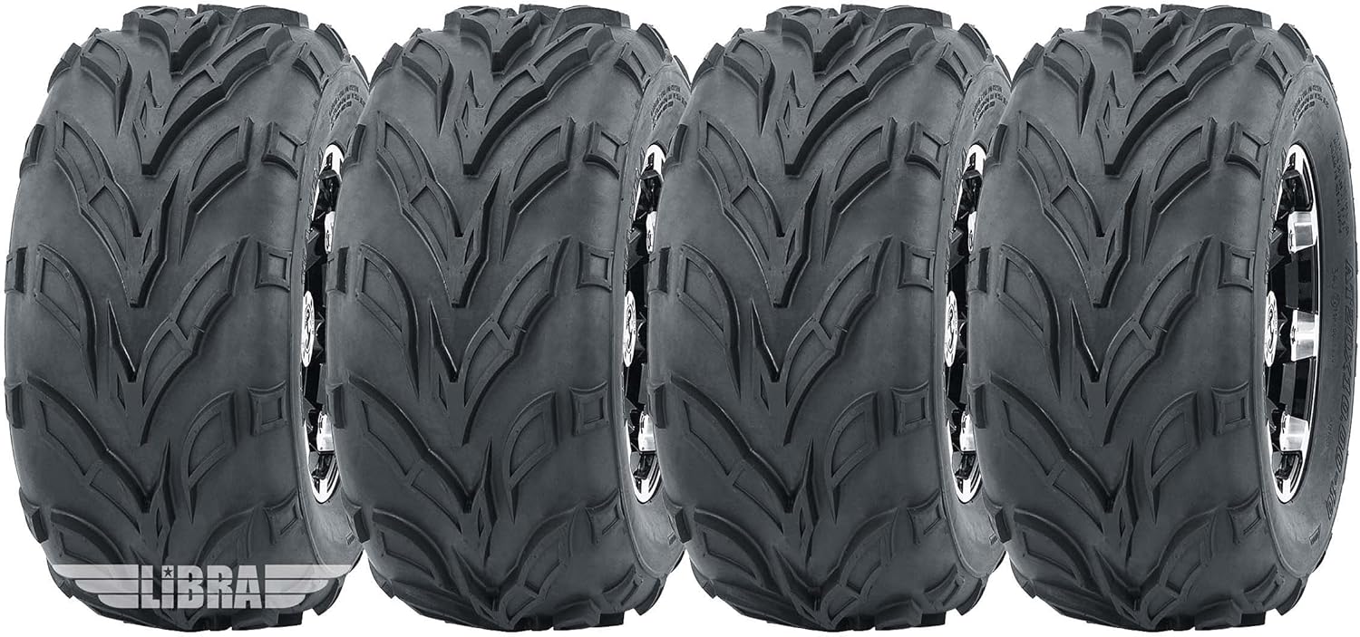 (4) 16x8-7 WANDA ATV tires set for 2003-2017 Kawasaki KFX 50 KSF 50