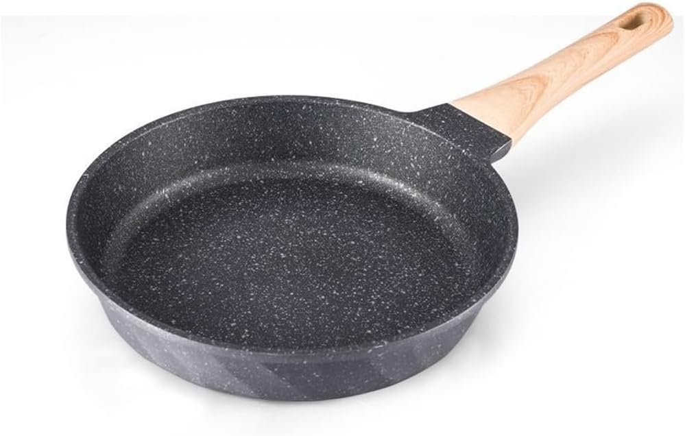 Maifan Stone Flat Bottom Frying Pan Non-stick Without Lid Gas Induction Cooker