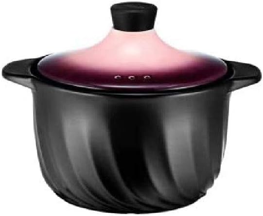 Ceramic Covered Casserole Dish with Lid, Earthen Pot Onion Soup Crocks Stockpot 18 * 27cm