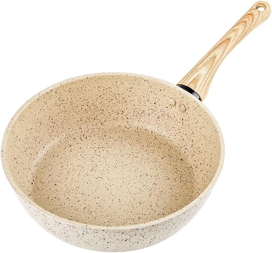 Wheat Rice Stone Non-stick Frying Pan Wok Family Special Pot