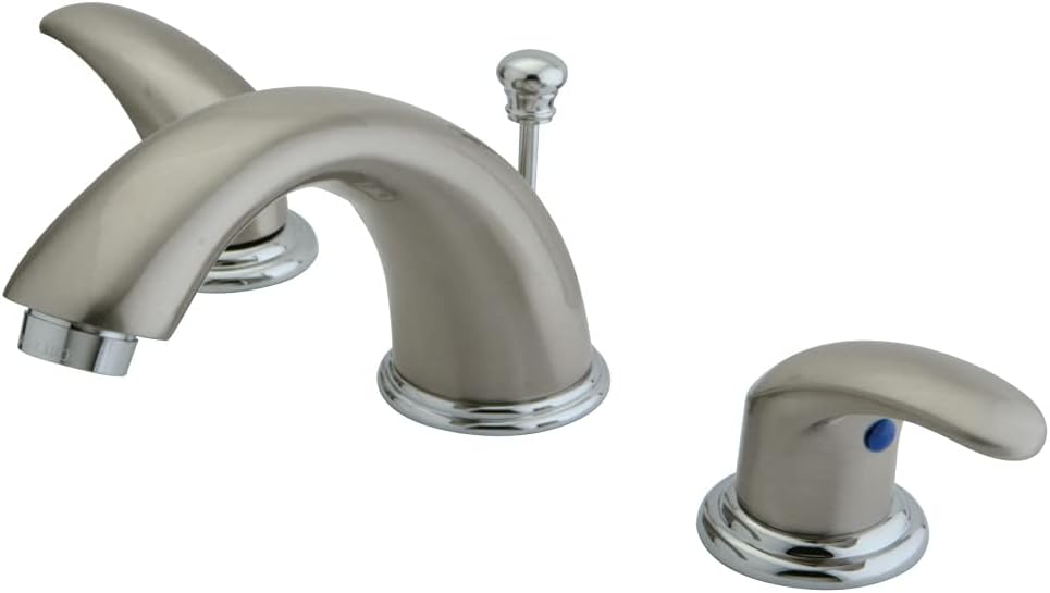 Kingston Brass KB6967LL Legacy Widespread Bathroom Faucet, Brushed Brass