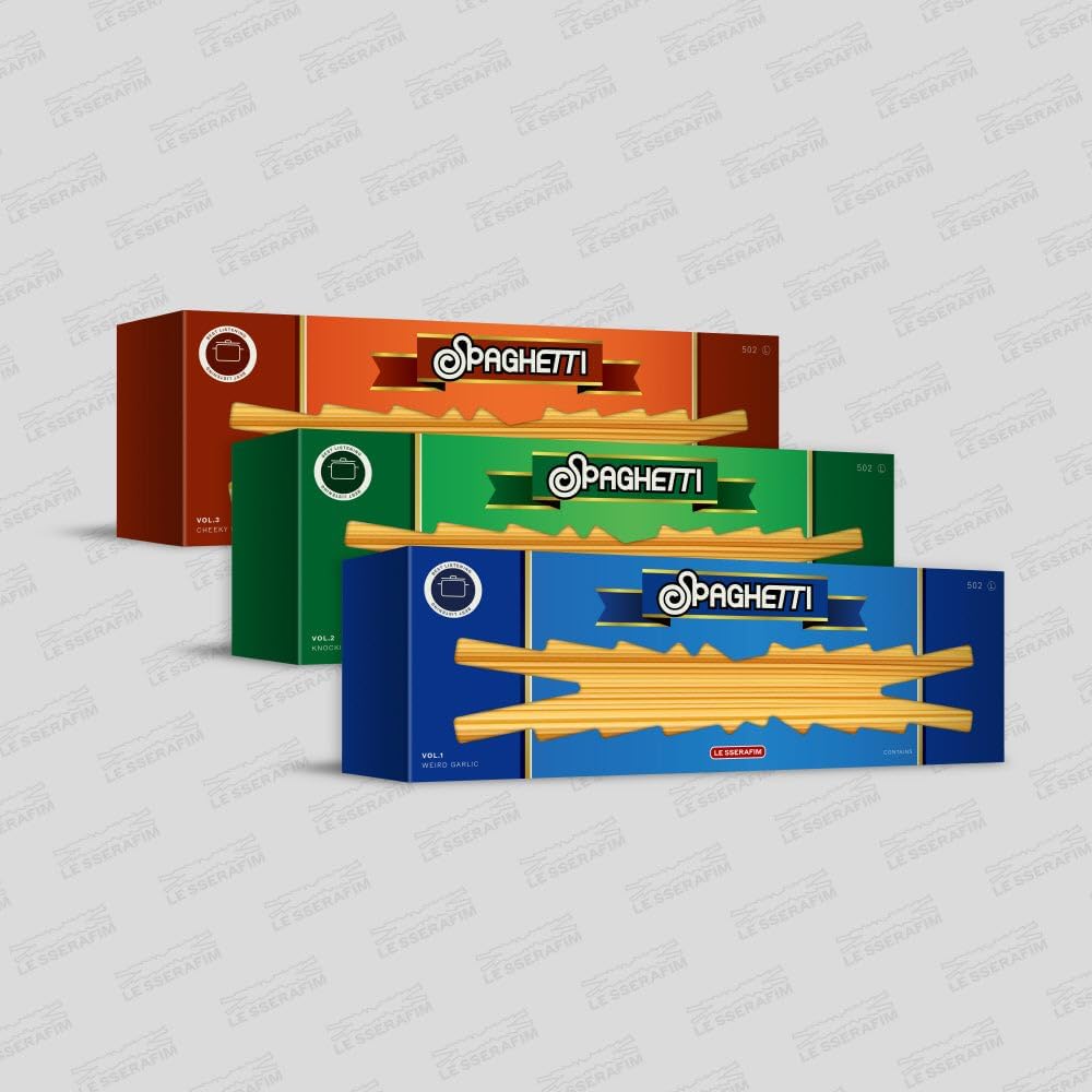 LE-SSERAFIM Spaghetti 1st Single Album (3 ver. SET)