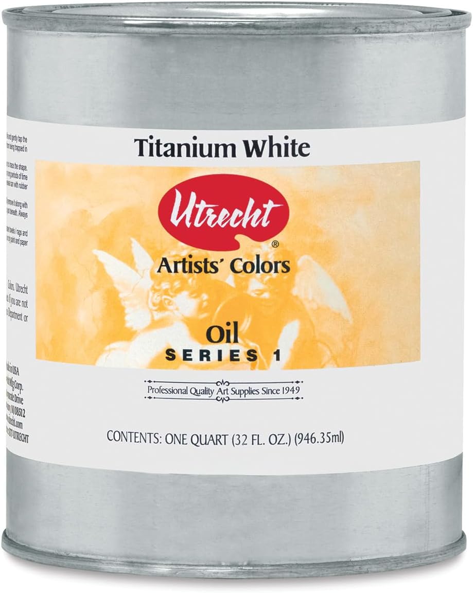Utrecht Artists' Oil Paint - Titanium White, Quart