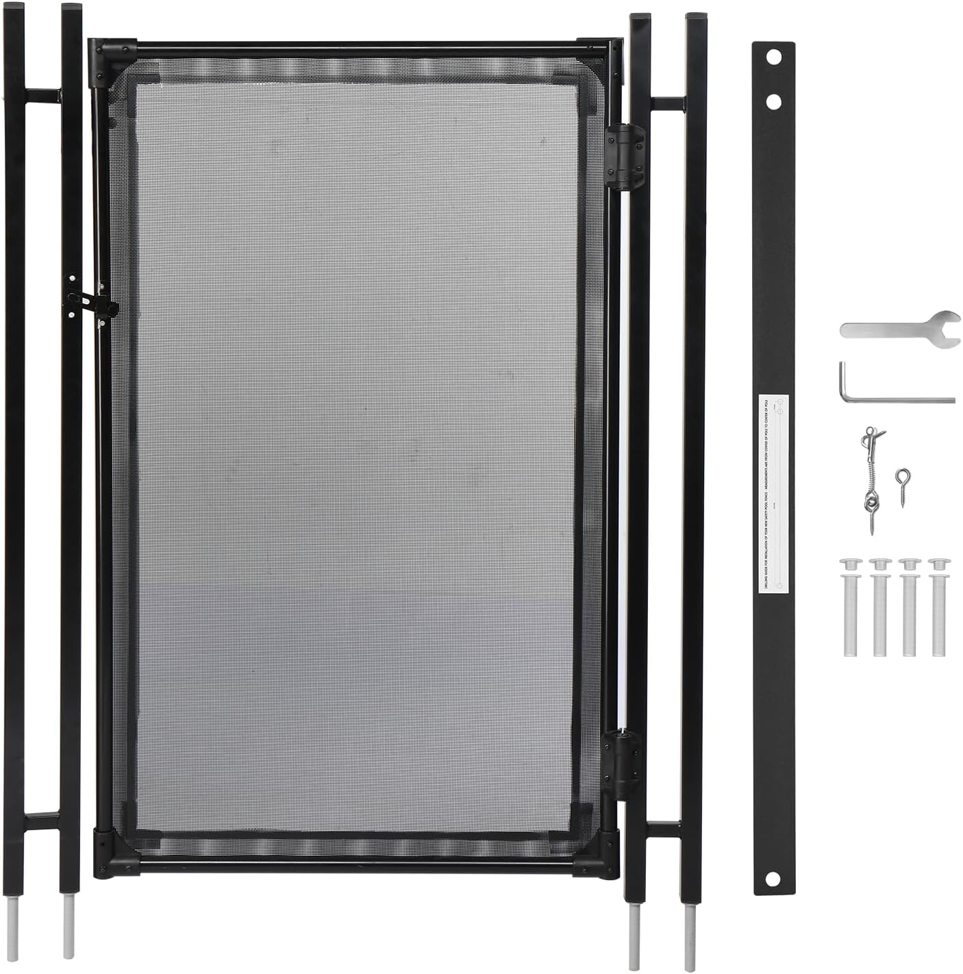 VINGLI Swimming Pool Fence for Ground and Above Pool Safety Fencing, Black (4×72FT)