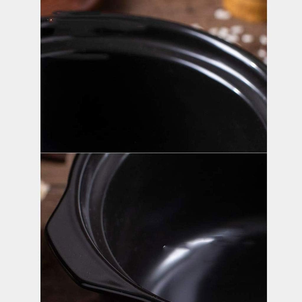 Home Microwave Casserole Rice for Small Old-Fashioned Soup Pot Ceramic High Temperature(2.7L)