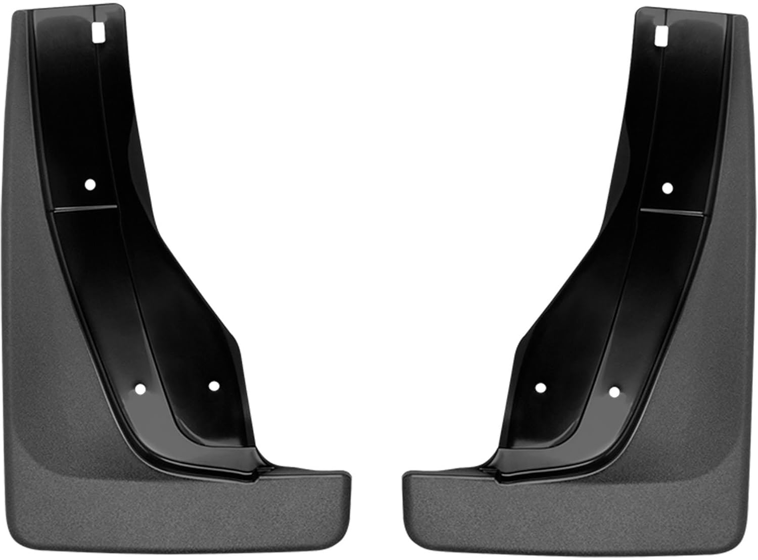 WeatherTech Custom No Drill Splash Guard MudFlaps for Dodge Durango - Rear Pair (120124), Black