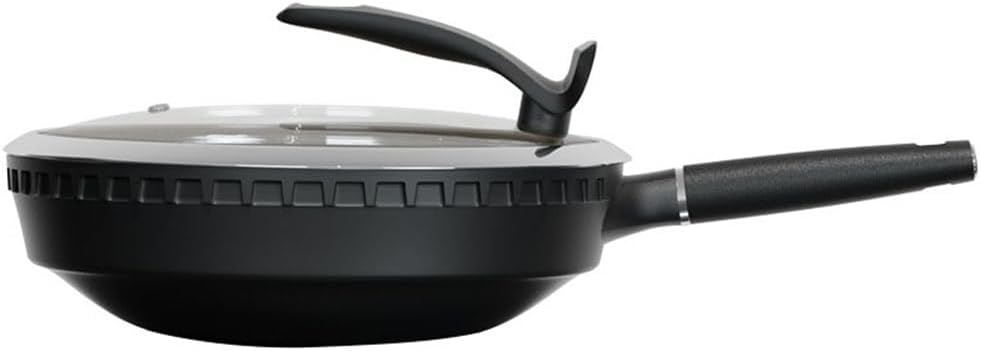 Non-stick Wok Frying Pan Wear-resistant Flat Bottom Light Fume Induction Cooker Gas Hob