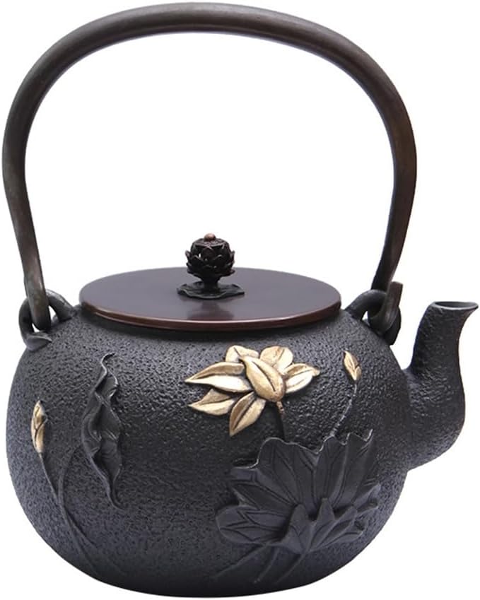 Ten Miles Of Kung Fu Iron Teapot Chinese Retro Bubble Handmade